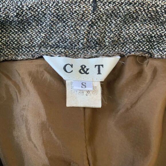 C & T Women’s Tweed Pants Size Small - Picture 4 of 6